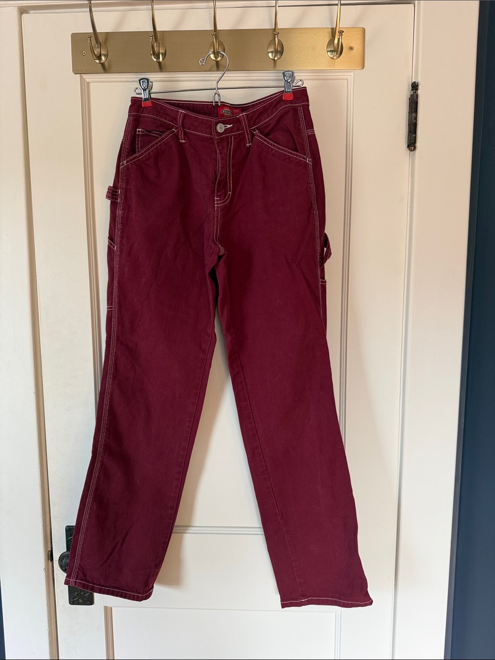 Dickies maroon carpenter jeans women’s size 3 (26 waist)